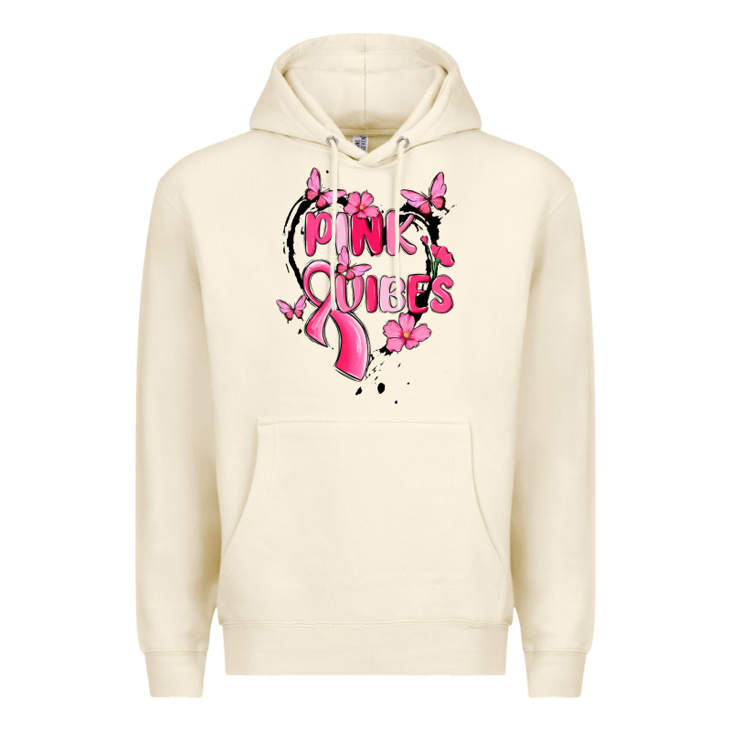 Pink Vibes Premium Hoodie by MaliasSmallBusiness | Teevron