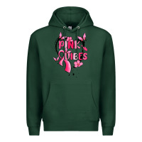 Sports Green pink vibes Premium Hoodie - MaliasSmallBusiness