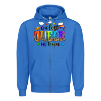 True Royal coolest queer in town Zipper Hoodie - Zillion Design Studio