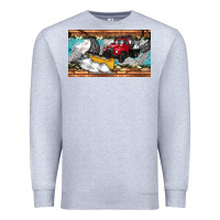 Heather Grey snow truck sippy cup Premium Sweatshirt - Artiststas