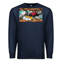 Navy snow truck sippy cup Premium Sweatshirt - Artiststas