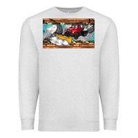 Oatmeal Heather snow truck sippy cup Premium Sweatshirt - Artiststas