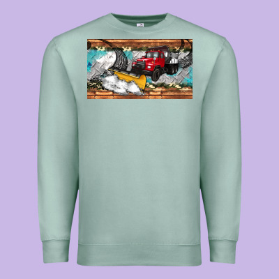 Snow Truck Sippy Cup Premium Sweatshirt Designed By Artiststas