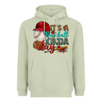 Matcha it's a baseball kinda day Heavyweight Hoodie - BundleAndBundleShop