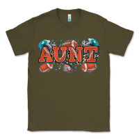Army Green aunt American football Classic Tee - Zillion Design Studio