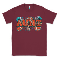 Burgundy aunt American football Classic Tee - Zillion Design Studio