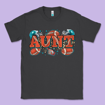 Aunt American Football Classic Tee Designed By Zillion Design Studio