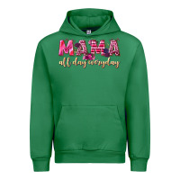 Emerald mama all day everyday Urban Hoodie - NancyCooperArtShop