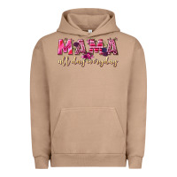 Pigment Burro mama all day everyday Urban Hoodie - NancyCooperArtShop