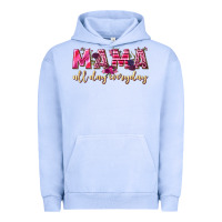 Pigment Grape Ice mama all day everyday Urban Hoodie - NancyCooperArtShop