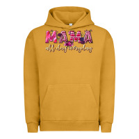 Pigment Peanut Butter mama all day everyday Urban Hoodie - NancyCooperArtShop