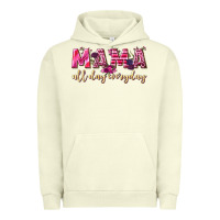 Pigment Pistachio mama all day everyday Urban Hoodie - NancyCooperArtShop