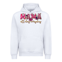 White mama all day everyday Urban Hoodie - NancyCooperArtShop