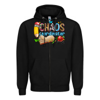 Black chaos coordinator Zipper Hoodie - Zillion Design Studio