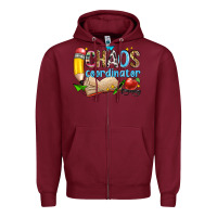 Burgundy chaos coordinator Zipper Hoodie - Zillion Design Studio