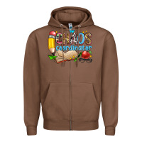 Chestnut chaos coordinator Zipper Hoodie - Zillion Design Studio