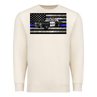 Sandshell thin blue line police car sippy cup Premium Sweatshirt - Artiststas