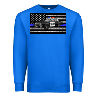 True Royal thin blue line police car sippy cup Premium Sweatshirt - Artiststas
