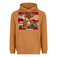 Meerkat Chihuahua Christmas Heavyweight Hoodie - JahusDesignShop