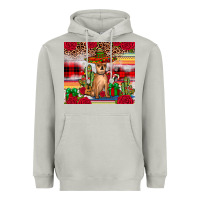 Moon Dust Chihuahua Christmas Heavyweight Hoodie - JahusDesignShop