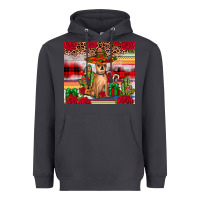 Smoke Chihuahua Christmas Heavyweight Hoodie - JahusDesignShop