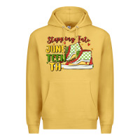 Antique Gold stepping into juneteenth Premium Hoodie - MaliasSmallBusiness