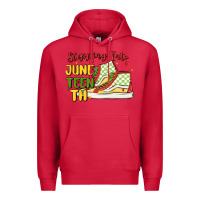 Cardinal stepping into juneteenth Premium Hoodie - MaliasSmallBusiness