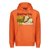 Carrot stepping into juneteenth Premium Hoodie - MaliasSmallBusiness