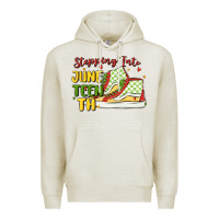 Oatmeal Heather stepping into juneteenth Premium Hoodie - MaliasSmallBusiness
