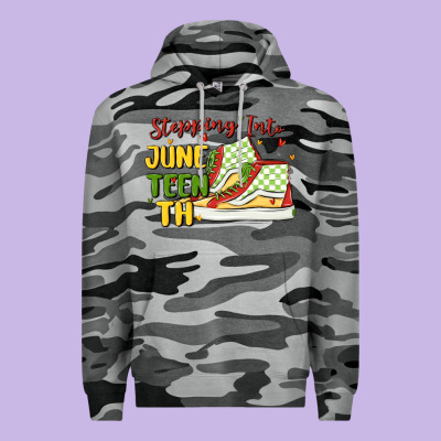 Stepping Into Juneteenth Premium Hoodie Designed By Maliassmallbusiness
