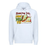 White stepping into juneteenth Premium Hoodie - MaliasSmallBusiness