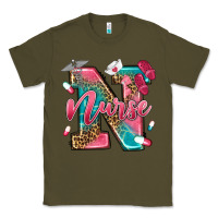 Army Green western nurse Classic Tee - texasbilliewilder