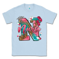 Dusty Blue western nurse Classic Tee - texasbilliewilder