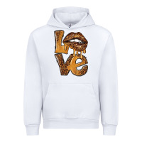 White love leopard with lips Urban Hoodie - NancyCooperArtShop