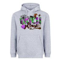 Heather Grey witch please Heavyweight Hoodie - AdoDesignShop
