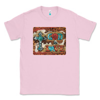 Bubblegum Pink god is love cross Classic Tee - BarkalooDesign