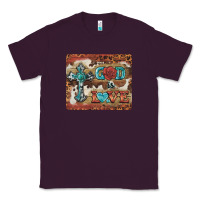 Plum god is love cross Classic Tee - BarkalooDesign