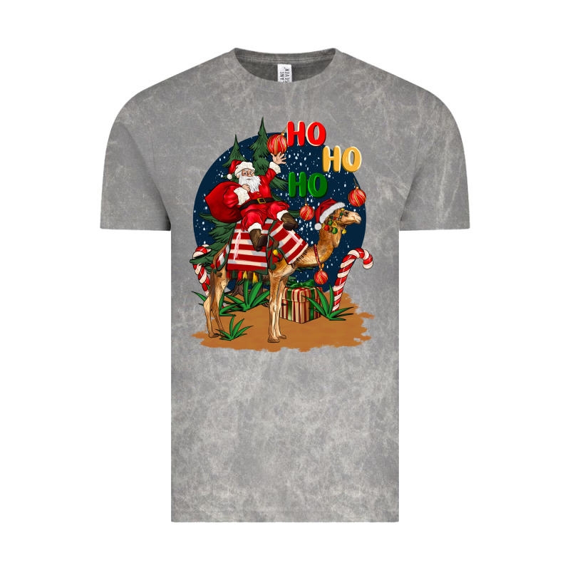 Christmas  Camel With Santa Vintage Tee by BarkalooDesign | Teevron