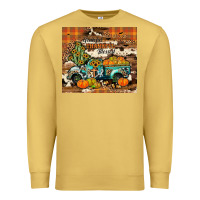 Antique Gold grateful thankful blessed Premium Sweatshirt - JahusDesignShop