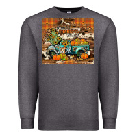 Charcoal Heather grateful thankful blessed Premium Sweatshirt - JahusDesignShop
