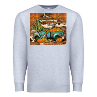 Heather Grey grateful thankful blessed Premium Sweatshirt - JahusDesignShop