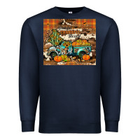 Navy grateful thankful blessed Premium Sweatshirt - JahusDesignShop
