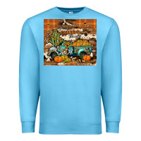 Ocean Blue grateful thankful blessed Premium Sweatshirt - JahusDesignShop