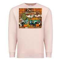 Pale Pink grateful thankful blessed Premium Sweatshirt - JahusDesignShop