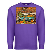 Purple grateful thankful blessed Premium Sweatshirt - JahusDesignShop