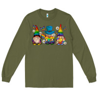 Army Green pride gnomies Long Sleeve Tee - texasbilliewilder