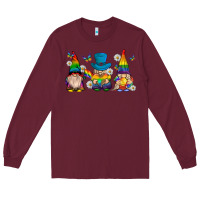 Burgundy pride gnomies Long Sleeve Tee - texasbilliewilder