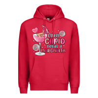 Cardinal even cupid needs a margarita Premium Hoodie - MaliasSmallBusiness