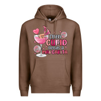 Chestnut even cupid needs a margarita Premium Hoodie - MaliasSmallBusiness