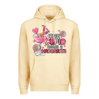 Pina Colada even cupid needs a margarita Premium Hoodie - MaliasSmallBusiness